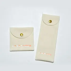 Замшевая сумка из микрофибры для упаковки ювелирных изделий, тканевая сумка для ювелирных изделий с логотипом