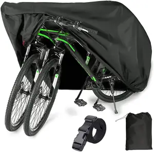 Coperture per moto da bicicletta impermeabili da esterno XL XXL tessuto Oxford Rain Sun UV Dust copertura per bici antivento per 2 o 3 bici