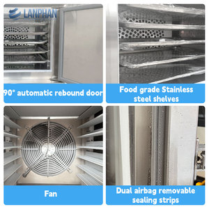 Công suất nhỏ 130 lít-45 ° C Kem hải sản nhanh chóng Vụ Nổ Máy làm lạnh Tủ đông máy thương mại 5 khay R-404A lạnh - Product Image 4