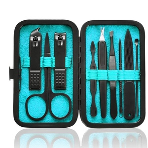 Manicure <b>Set</b> 5 In1 Stainless Steel Nail Clipper Professional Portable Nail Care Kit <b>Travel</b> Accessories Pedicure Tools - Product Image 1