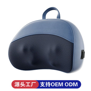 Massage Cushion Neck Back Waist Legs Kneading Heating USB Rechargeable PU Leather Timing Function - Product Image 2
