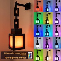 Lampe de nuit LED design pixel, style dessin animé, avec télécommande, idéale pour chambre de jeu, décoration murale chambre d'enfant, cadeau de Noël cool