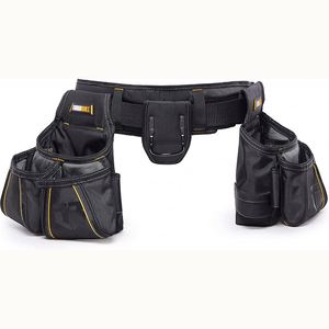 Échantillon gratuit : Sacs de ceinture porte-outils pour hommes et femmes, ensemble de pochettes à outils robustes avec 19 poches, ceinture rembourrée en mousse et passants pour bretelles - Product Image 6