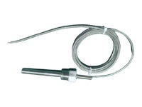 Capteur de température à thermocouple haute précision avec gaine en acier inoxydable, étanche IP68, câbles longs, compatible OEM, pour usage industriel