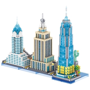 ZHE GAO LZ8333 2025, Maqueta 3D del Horizonte de Nueva York y Londres, Bloques de Construcción para Niños, Regalo, Juego de Bloques de Construcción - Product Image 1