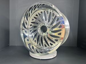Jantes forgées de luxe 8x170 polies 22 24 26 28 30 pouces 6x135 Jantes forgées Super Single pour camion Ford F-150 F-350 - Product Image 2