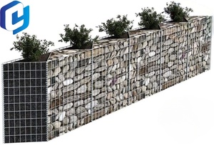 Galvanizli Metal Gabion tel taş örgü çit Gabionen Cloture kaynaklı Gabion sepet istinat duvar kaynaklı gabionlar kutusu - Product Image 2