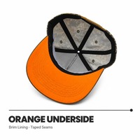 Gorra de Béisbol Estructurada de 6 Paneles con Camuflaje, Logotipo Bordado en 3D, Visera Precurvada, Gorra Táctica de Caza para Exteriores para Hombre