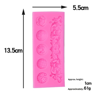 Moule en silicone souple de qualité alimentaire, motifs variés, dentelle florale, nœud papillon, pour décoration de fondant, pour la pâtisserie, achat en gros
