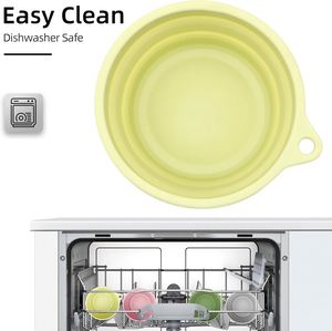 Vaso Plegable de Silicona Reutilizable, Portátil, de Bolsillo, para Exteriores, Apto para Lavavajillas, a Prueba de Fugas, Libre de BPA, con Impresión Personalizada - Product Image 4
