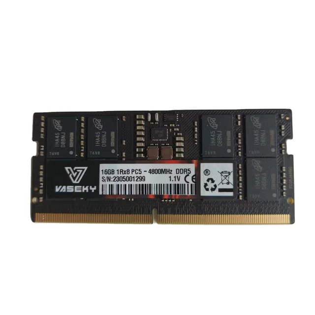 Vaseky DDR5 SODIMM Laptop RAM 16GB 5600MHz 4800/5200/5600MHz Non ECC in Stock