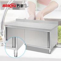Edelstahl Restaurant Küche Hot Dish Warmer Tischs chrank Food Prep Work Tischplatte Wärme schrank mit Schiebetüren