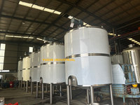 Réservoirs de refroidissement en acier inoxydable pour lait, 10 000 L, réservoirs de fermentation, silos à lait de 20 000 L