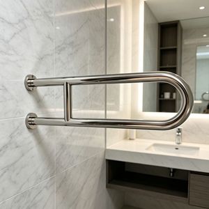 Barres d'appui en acier inoxydable, capacité de 200 lb, barre de sécurité accessible pour salle de bain, pour utilisateurs handicapés - Product Image 2