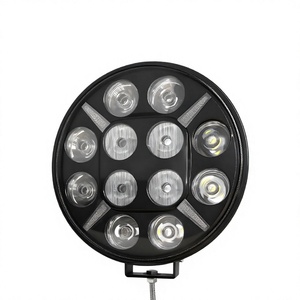 Feux de travail LED super lumineux 12V-24V 9 pouces 120W 10000LM pour camion/voiture 4x4 avec fonction stroboscopique DRL - Product Image 4