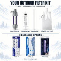 Paille filtrante à eau réutilisable pour l'extérieur, purificateur d'eau personnel portable pour le camping, la randonnée, la survie, les situations d'urgence, vente en gros