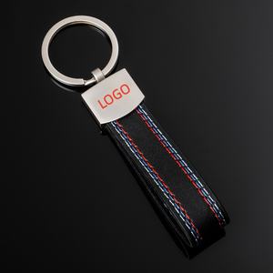 Wholesale High Quality Durable Zinc Alloy PU Leather Custom Logo Sports Car <strong>Keychain</strong> for Mercedes for for <strong>VW</strong> - Product Image 3