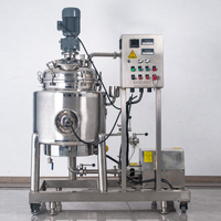 Machine à mélanger en acier inoxydable avec agitateur en ligne pour la fabrication de ketchup, sauce tomate, vinaigrette et mayonnaise