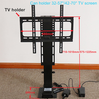Usine 32-70 pouces hauteur réglable moniteur TV mécanisme de support de sol abaisseur caché armoire LED TV ascenseur