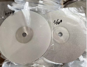 Toptan 6 inç 150*12.7mm # 600 Elmas Yüksek Düz Lap Disk Elektrokaplama Cilalama Plakası GREE Marka Değerli Taş Cam Parlatma İçin - Product Image 3