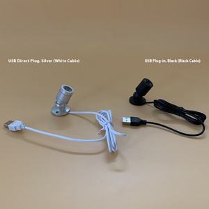 Design moderne 1W LED Petit projecteur Interface USB Aluminium 5V Chargeur mobile Affichage couleur pour compteur de trésor Main - Product Image 4