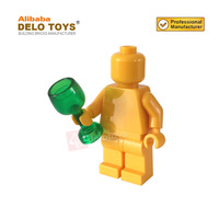 DELO TOYS ( 7 couleurs) DIY blocs de construction en plastique briques en vrac Minifig, ustensile gobelet grand (NO.33061)