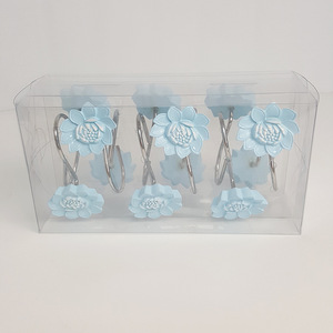 <span class=keywords><strong>12pcs</strong></span> Thiết lập thanh lịch đôi thép không gỉ vòng nhựa chống gỉ sen rèm tắm <span class=keywords><strong>Hooks</strong></span> cho phòng tắm - Product Image 4