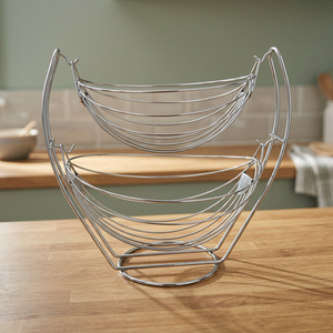Panier de rangement pour vêtements, design minimaliste rond, panier de rangement à crochet pour salle de bain, fil métallique durable - Product Image 5
