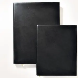 Custom zwart doek hardcover gedrukt gestippelde fitness journal