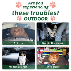 10 قطع من طارد القطط اللطيف للاستخدام الخارجي مع كرات زيت النعناع لردع القطط من الأثاث والستائر وطرد القطط البرية، تصنيع حسب الطلب - Product Image 5