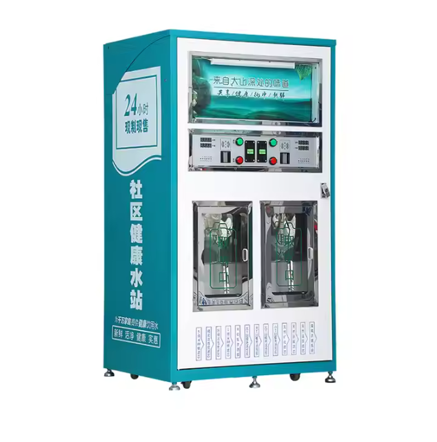 400GDP 800GDP Coin Operated Reverse Osmosis RO Purified Alkaline Water Vending Machine