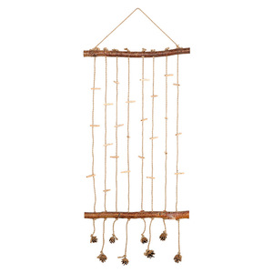 Mystic Arts - Decoración de Pared de Madera con Fotos, Cuerda de Cáñamo Beige, Estilo Rústico, Decoración del Hogar, Artículos Colgantes - Product Image 5