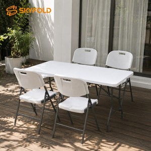 Table pliante en plastique légère et portable pour pique-nique, mariage, camping - Product Image 5