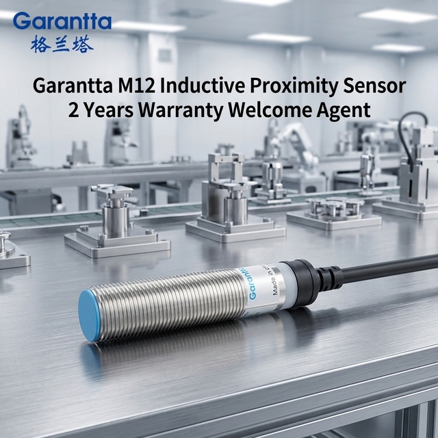 M12 Threaded Inductive Proximity Sensor NPN PNP NO NC M12 Connector Type CE RoHS 10-30VDC Metal Object Detection Sensor