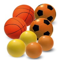 Ballon de football en mousse PU de 7 pouces, forme de ballon de rugby, ballon anti-stress en mousse pour enfants en polyuréthane