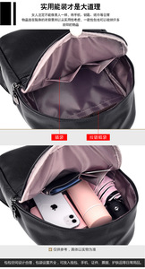 Brand Custom Lady Elegant PU Bags Female Daily Bag <b>Small</b> Printed <b>Backpack</b> Laptop Women's <b>Backpacks</b> - Product Image 5