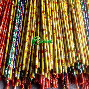 Italian Thread Colored Plastic PVC-Coated Wooden Handheld <b>Mop</b> Sticks Handle Edge Smooth Surface Household <b>Floor</b> Cleaning Tools - Product Image 6