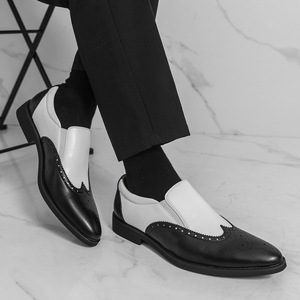 Chaussures en cuir à bout pointu style brogue Printemps 2026 – Tendance, formelles, décontractées, grandes tailles - Product Image 2