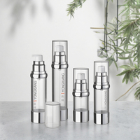 Emballage cosmétique bouteille sous vide bouteilles de pompe de lotion de soins de la peau personnels bouteilles sans air en plastique 15ml 30ml 40ml 50ml