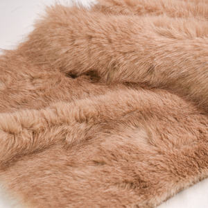 Vải lông thú giả thỏ nhung polyester 100% bán buôn, vải lông cừu giả lông chồn một mặt, in trực tiếp - Product Image 1
