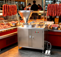 Machine à farcir les saucisses électrique en acier inoxydable, capacité 10 litres, pour usage commercial