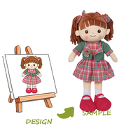 Peluche Anime Personnalisée - Peluche Super Douce en Coton PP avec Broderie, Couverture Chaude, Cadeau Promotionnel d'Anniversaire