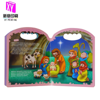 En gros Personnalisé Enfants Apprentissage Bibles Chrétien Sainte Bible Impression Âge 4-10 Enfants Étude Bible Histoire Poignée Conseil Livre