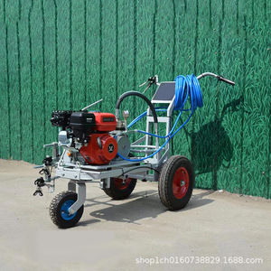 Machine de marquage au sol à pulvérisation à froid, manuelle, design compact, pour le marquage des parkings, des usines et des routes - Product Image 4