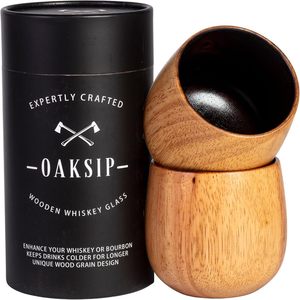 Verres à whisky en bois style Collins pour bourbon à l'ancienne – Cadeaux parfaits pour papa, garçon, homme, mari - Product Image 4