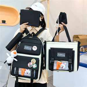 Mochila Kawaii de Estilo Coreano de Moda <span class=keywords><strong>2026</strong></span>, Mochila Escolar Económica de Gran Capacidad para Chicas Universitarias - Product Image 3