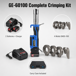 เครื่องมือจีบและหนีบยึดท่อสแตนเลส GE-60-100 แบบพกพา - Product Image 3