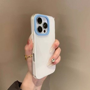 Đơn Giản Màu Sắc Tương Phản 3 Trong <span class=keywords><strong>1</strong></span> Bóng Chống Sốc Bảo Vệ Trở Lại Trường Hợp Điện Thoại Cho <span class=keywords><strong>Iphone</strong></span> 16 15 14 Pro Max 15 14 11 12 13 17 - Product Image 6