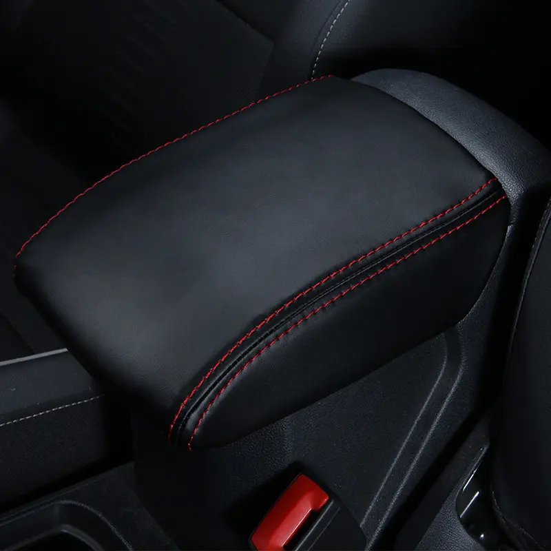Leather Car Armrest Mat Interior Auto Armrests Storage Box Mats Dust-proof Cushion Cover Armrest Protector
