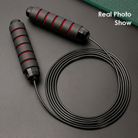 Corde à sauter lestée en mousse et fil d'acier ZHOYA, longueur 2,8 m, corde à sauter rapide pour la remise en forme à domicile, amincissement du corps, unisexe